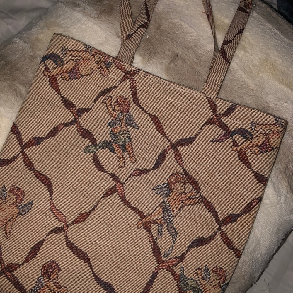 Vintage Angel Cherub Tote